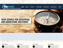 Tablet Screenshot of mapforsyth.org